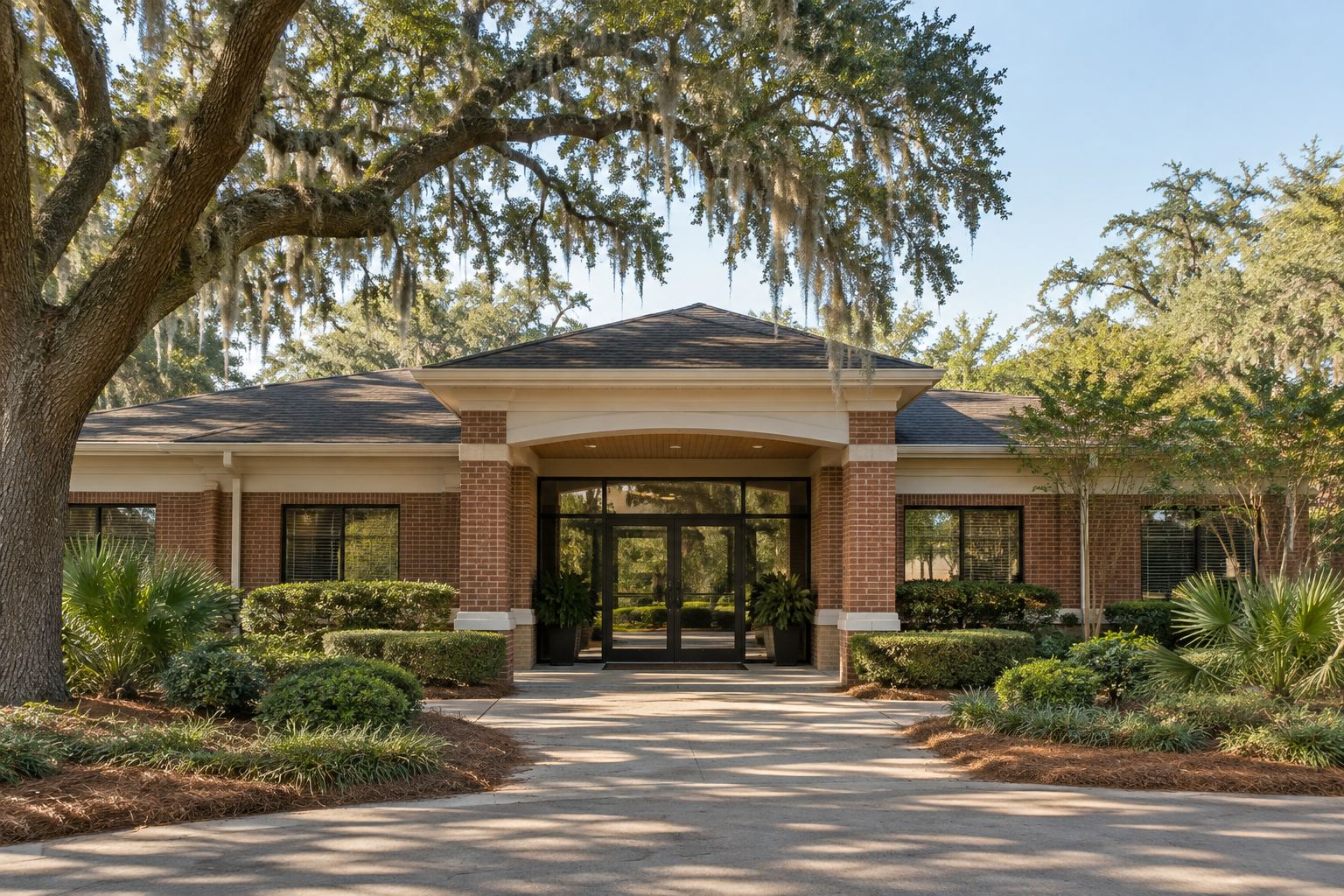 A South Carolina commercial street, illustrative